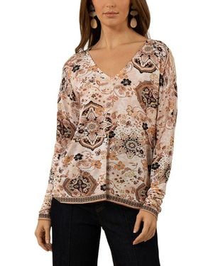 Hale Bob Knit Top - Natural