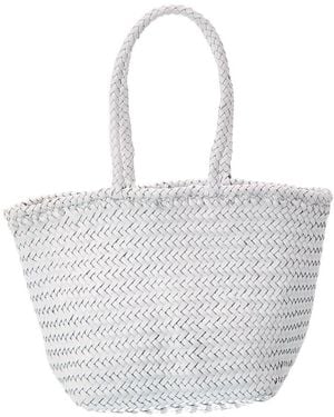 Dragon Diffusion Grace Small Leather Shoulder Bag - White