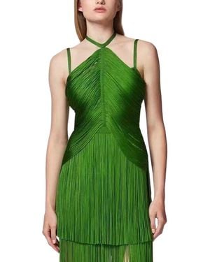 Dilireba Embellished Maxi Dress - Green