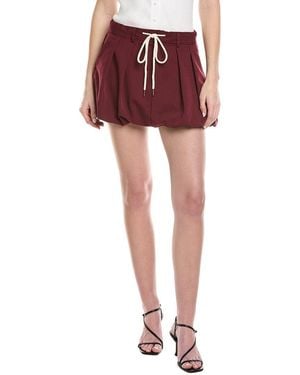 Madison Miles Mini Skirt - Red