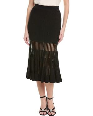 Reiss Tilly Midi Skirt - Black