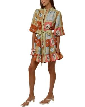 AMINA GLAM Mini Dress - Multicolor