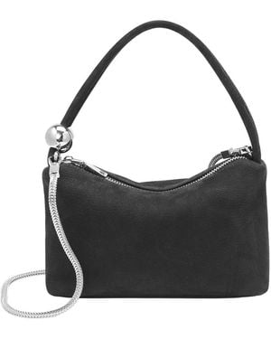 Tiffany & Fred Paris Tiffany And Fred Paris Mini Suede Leather Shoulder Bag - Black