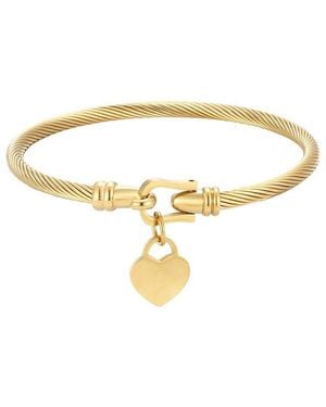 Adornia 18K Plated Stainless Steel Bracelet - Metallic