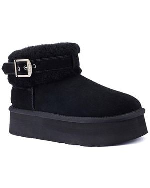 Australia Luxe Eden Suede Boot - Black