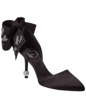 Roger Vivier Satin Pump - Black