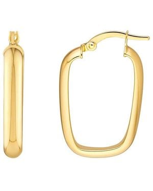 HAWLEY ST 14K Hoop Earrings - Metallic