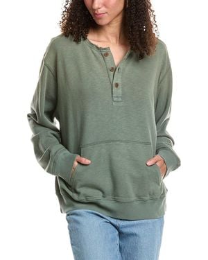 KatieJnyc Julia Vintage Henley Top - Green