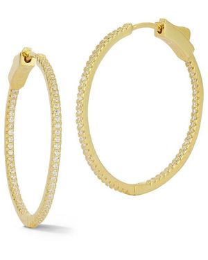 Glaze Jewelry 14K Over Cz Earrings - Metallic