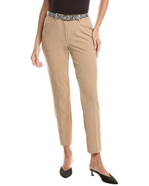Tahari Slim Leg Ankle Pant - Natural