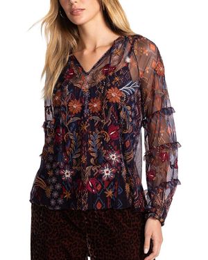 Johnny Was Saphire Blouse - Red