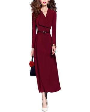 VERA DOLINI Maxi Dress - Red