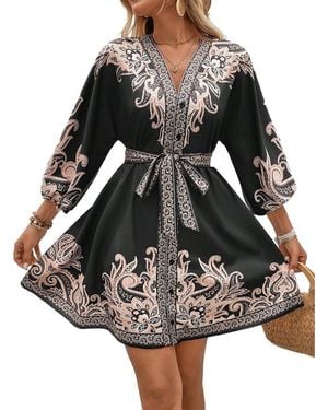 Vincent Mini Dress - Black