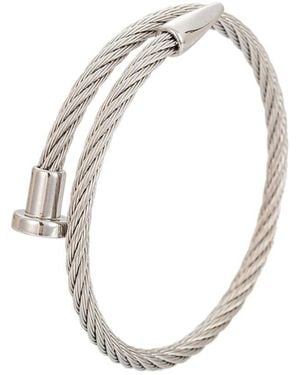 Eye Candy LA The Bold Collection Titanium Leo Cuff Bracelet - Metallic
