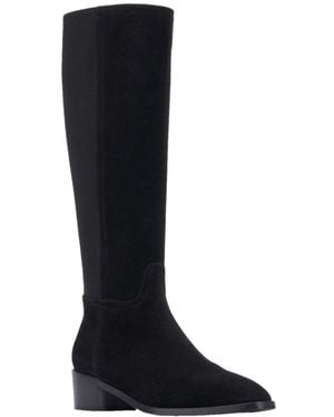 Aquatalia Ricarda Weatherproof Suede Boot - Black