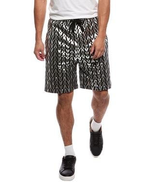 Valentino Pattern Short - Black
