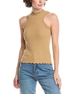 LNA Drew Marrow Rib Tank - Blue
