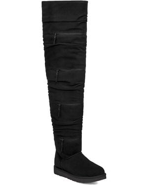 UGG Classic Ultra Tall Suede Classic Boot - Black