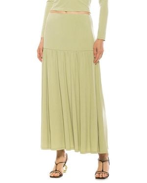 Alexia Admor Lia Maxi Skirt - Yellow