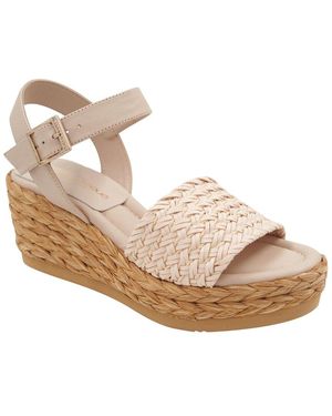 Andre Assous Carissa Leather Espadrille - White