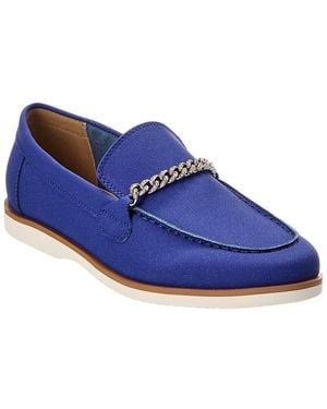 Baldini Leather Moccasin - Blue