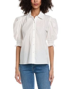 Ramy Brook Corinne Long Sleeve Top - White