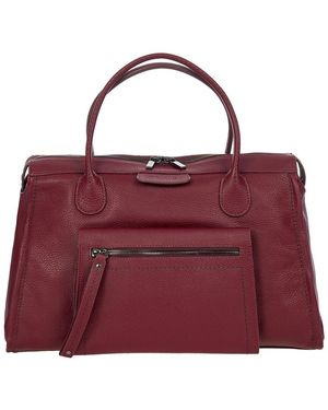 Bric's Bric’S Ibisco Large Leather Handbag - Purple