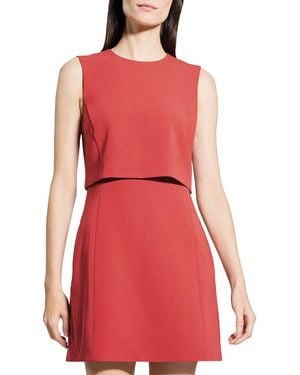Theory Admiral Crepe Dress - Red