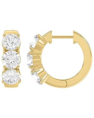 Ethos Creations 14k 3.00 Ct. Tw. Lab-grown Diamond Earrings - Metallic