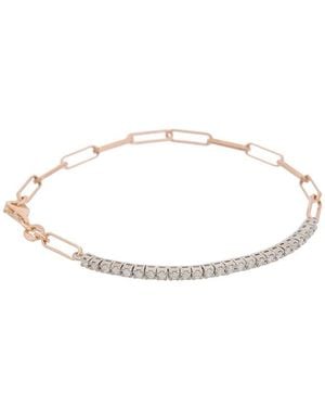 Meshmerise 18K Over 0.33 Ct. Tw. Diamond Bracelet - White