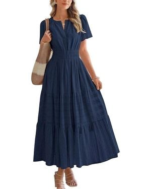 BELLA DESERT Maxi Dress - Blue