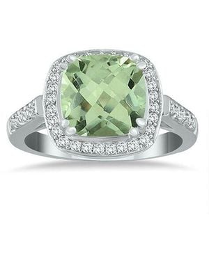 Gem Spark 14K 3.74 Ct. Tw. Diamond & Amethyst Ring - Green