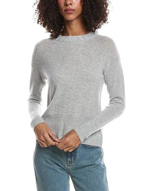 Brodie Cashmere Pearl 100% Cashmere Jumper - Grey