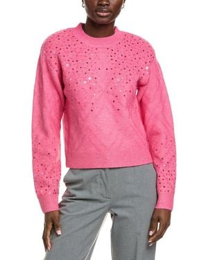 Endless Rose Sequins Jumper - Red