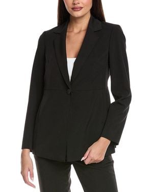 Anne Klein One Button Jacket - Black