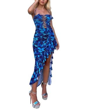 LEBRIN ATELIER Midi Dress - Blue
