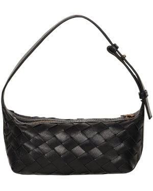 Walter Baker Aurora Leather Satchel - Black