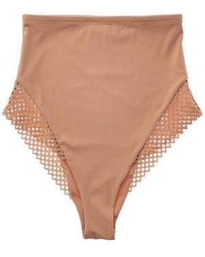 Wolford Romantic Net-Shaping High Waist Panty - Natural