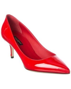 Dolce & Gabbana Dg 64 Patent Pump - Red