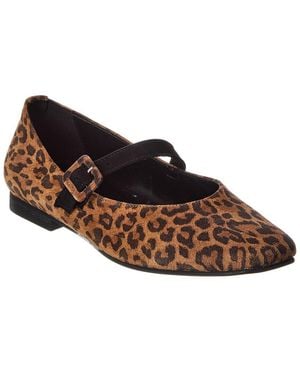 M by Bruno Magli Elissa Suede Flat - Brown