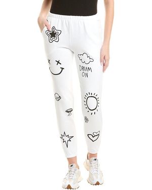 Electric and Rose Siesta Sweatpant - White