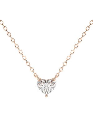 Lab Grown Diamonds 14K 0.75 Ct. Tw. Lab-Grown Diamond Necklace - Metallic