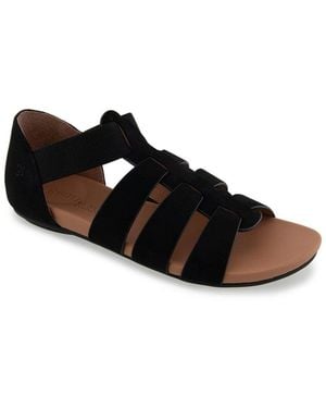 Gentle Souls Lennon Nubuck Sandal - Black