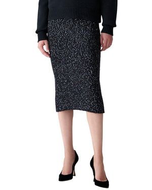Carolina Herrera Wool & Cashmere-Blend Pencil Skirt - Black