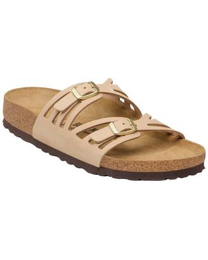 Birkenstock Granada Leather Sandal - Brown