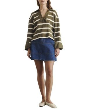 Tanya Taylor Short Hudie Skirt - Blue
