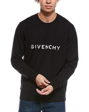 Givenchy Slim Fit Crewneck Sweatshirt - Black
