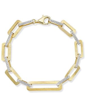 Reiss 14k 0.38 Ct. Tw. Diamond Bracelet - Metallic