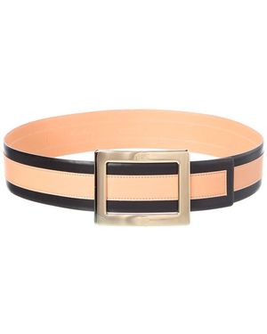 Roger Vivier Leather Belt - Natural