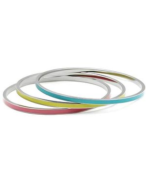 Alamode Jewelry Stainless Steel Bracelet - Blue